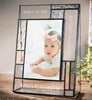 Personalized Baptism Stained Glass Picture Frame 4x6