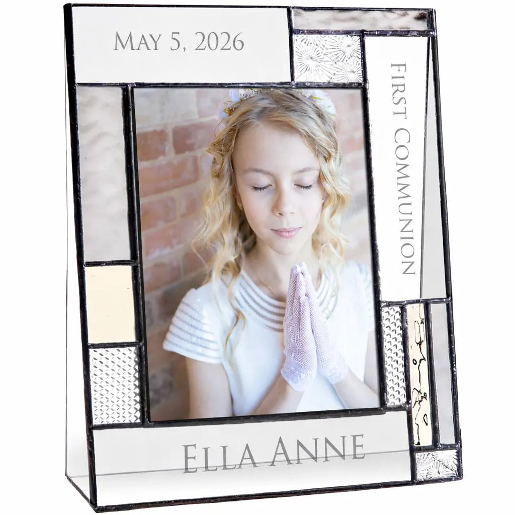 First Communion Picture Frames Personalized by J Devlin | Pic 392-46V EP614