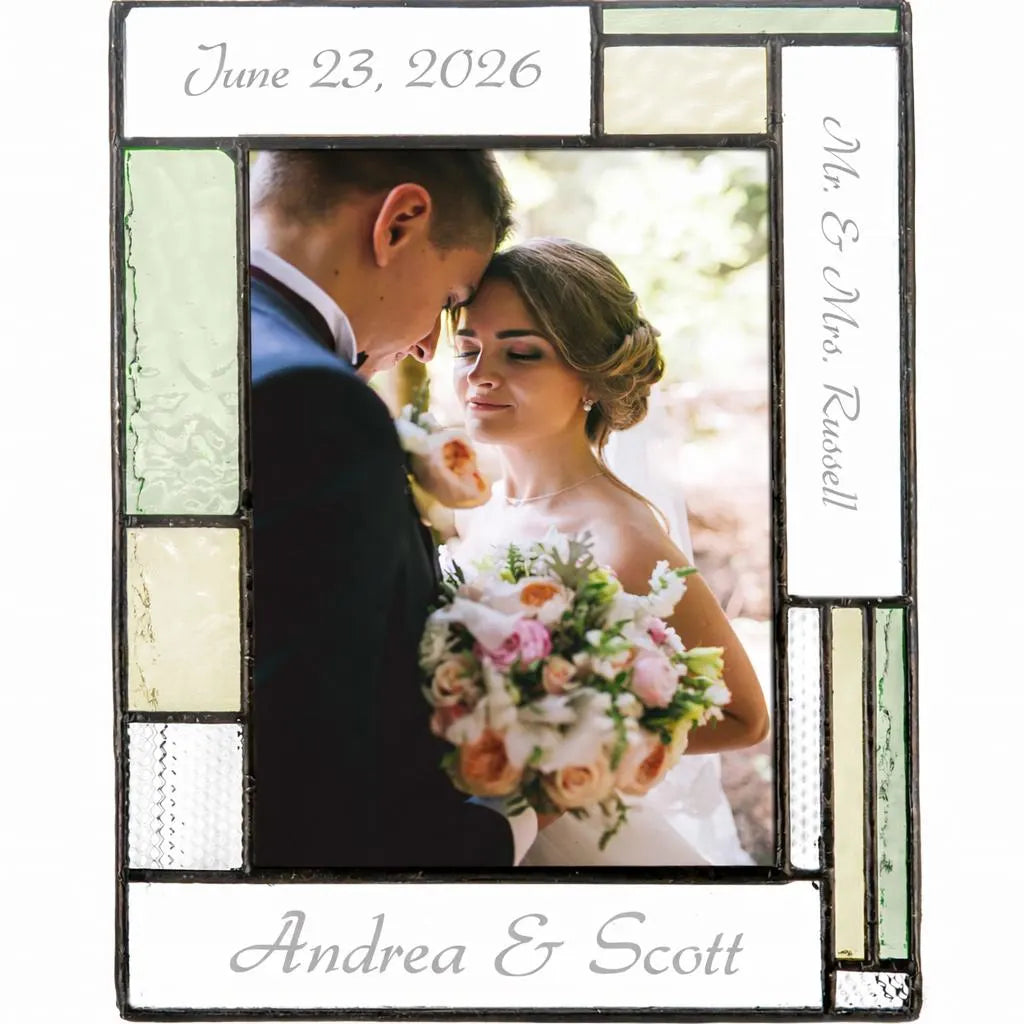 Wedding Picture Frame 4x6 or 5x7 Vertical by J Devlin | Pic 430 EP619