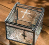 Personalized Baptism Glass Keepsake Box with Cross