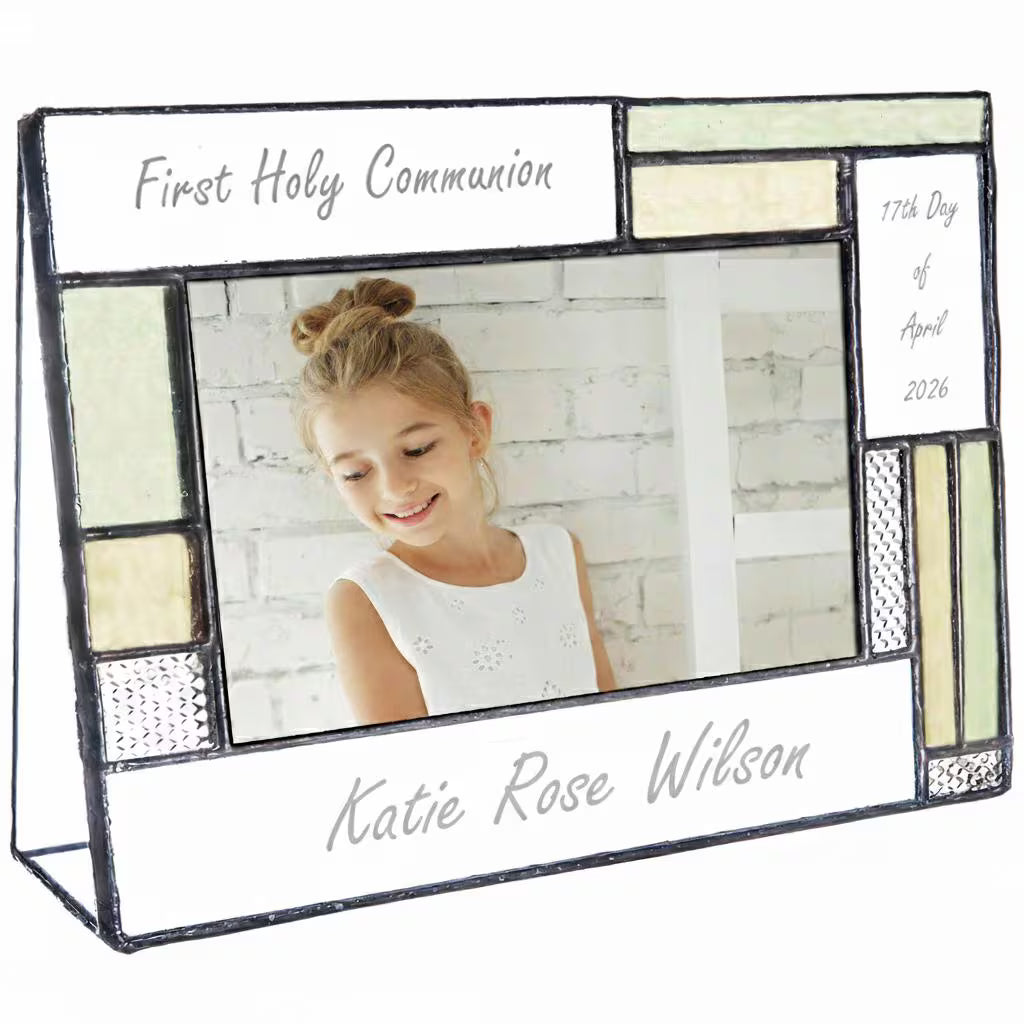 First Holy Communion Frame Personalized by J Devlin | PIc 430-46H EP575