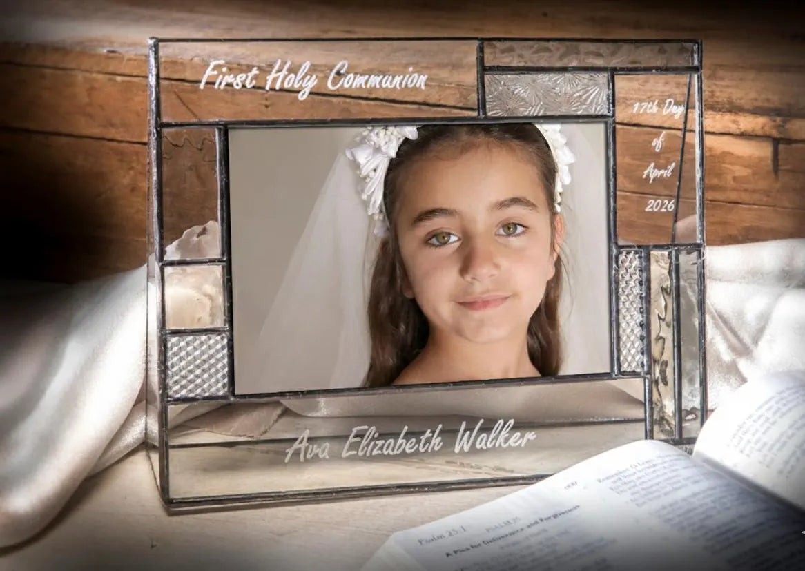 Personalized First Communion Picture Frames by J Devlin | Pic 392-46H EP575