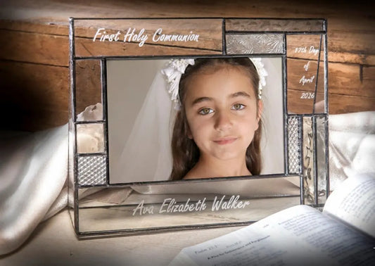Personalized First Communion Picture Frames by J Devlin | Pic 392-46H EP575