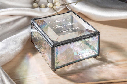 Personalized Graduation Gifts Jewelry Box by J Devlin | Box 333 EB217-3