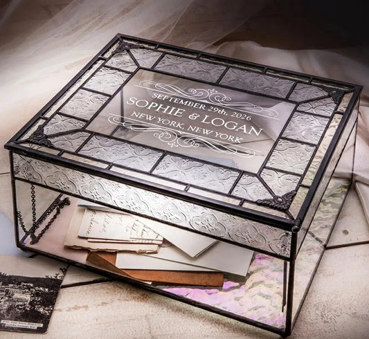 Personalized Wedding Card Holder by J Devlin | Box 840 CBE843