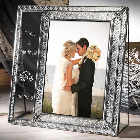 5x7 Wedding Picture Frame Personalized Gift | Pic 393 EP632