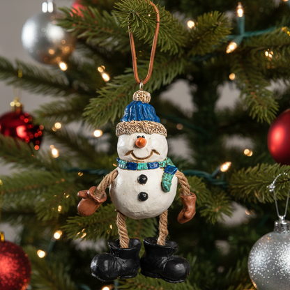 Snowman Ornament with Stocking Cap by Bert Anderson Bac 210 (Bao 103)