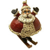 Bac 058 Skiing Santa Ornament