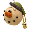 Bac 034 Lg Snowman Head w/Green Hat