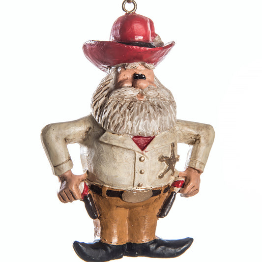 Bac 130 Cowboy Santa Ornament