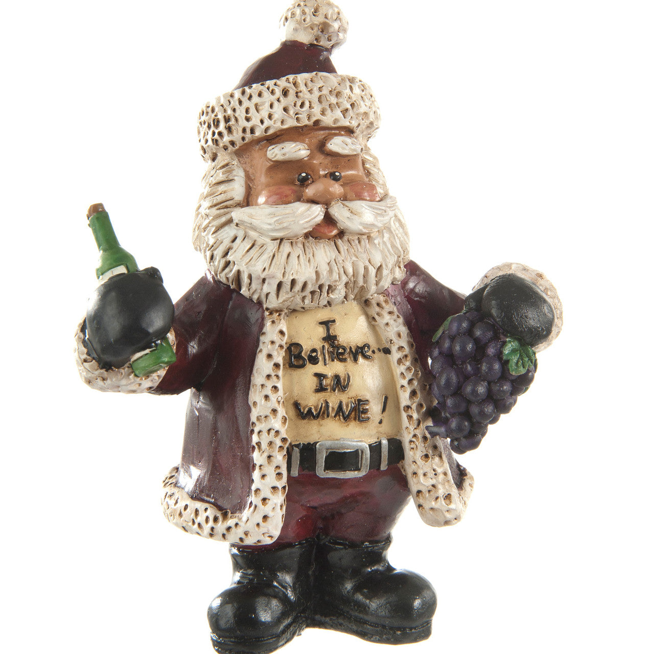 Santa with Wine Bottle Ornament by Bert Anderson - Bac 707