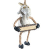 Bac 148 Dangly Goat Ornament with Sign