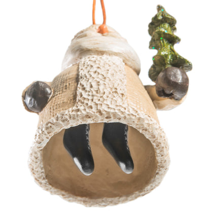 White Northwoods Santa Ornament by Bert Anderson -Bac 213 (Bao 109-W)