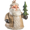 White Northwoods Santa Ornament by Bert Anderson -Bac 213 (Bao 109-W)