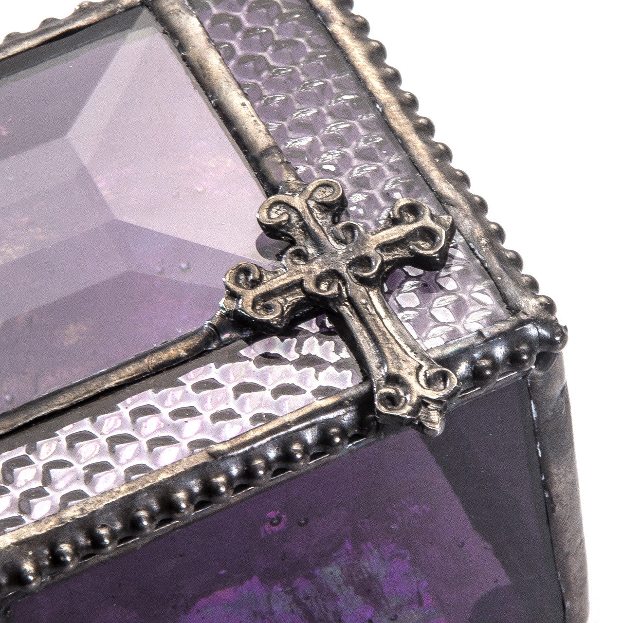 Purple Rosary Case Box 349-3