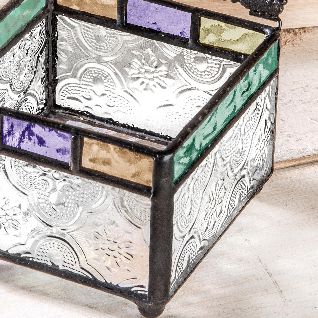 Personalized Stained Glass Box for Baby - J Devlin | Box 905 EB217-2