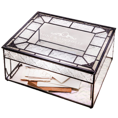 Wedding Card Box Personalized by J Devlin | Box 840 CBE 844