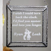 Personalized Ornament  Window Sun Catcher Anniversary Valentine Quote Inspirational Message J Devlin Orn 265-2 EO105