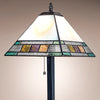 Pastel Mission Styled Tiffany Stained Glass Lamp | LAM 691 TB
