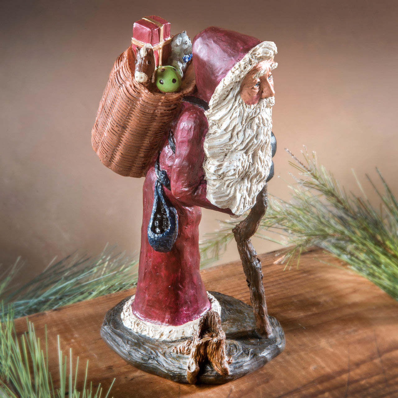 Woodland Santa - Red - by Bert Andrson-  MB 30 (Baf 108)