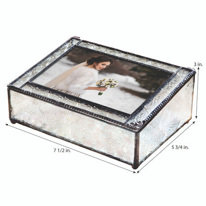 Picture Box Vintage Glass 4x6 Photo Display | Pbox 127