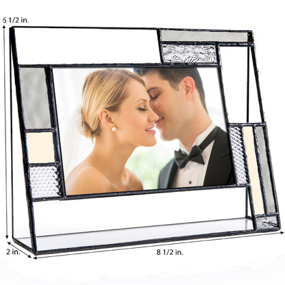 Wedding Picture Frame Personalized by J Devlin | Pic 392-46H EP624
