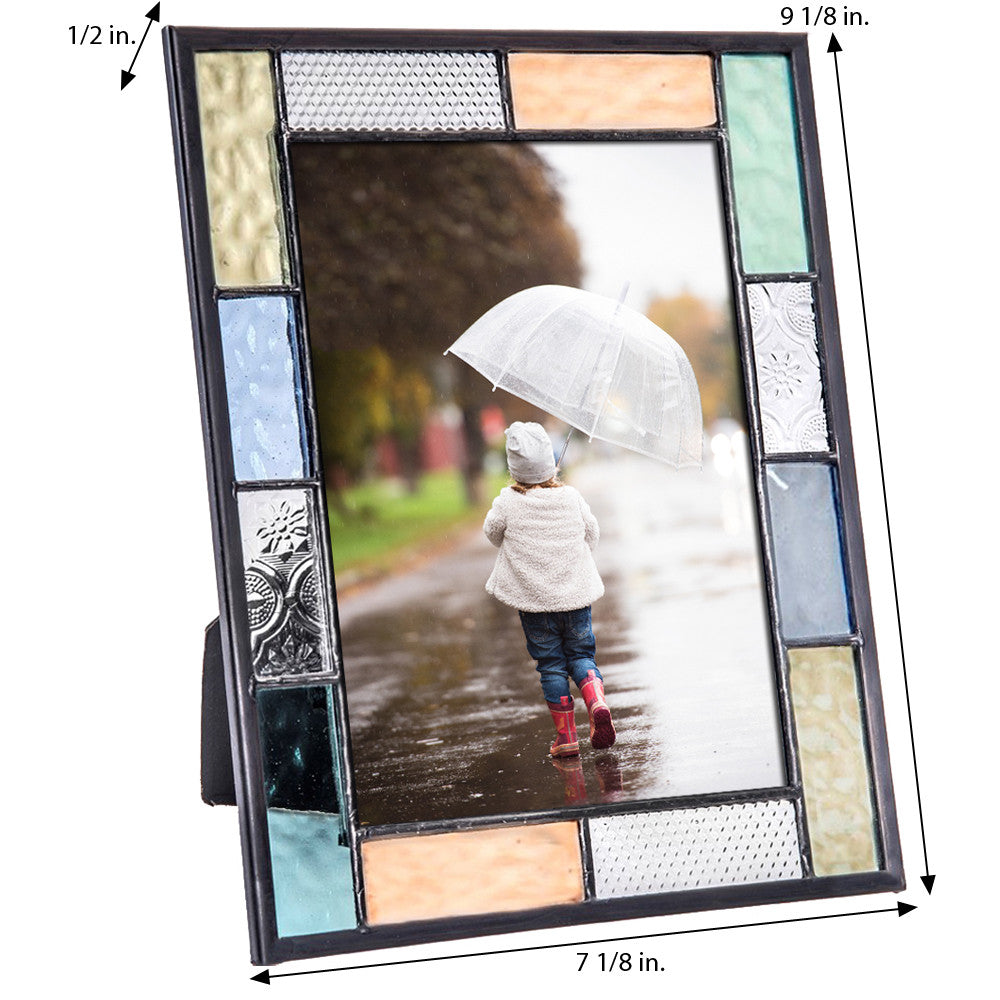 Colorful Easel Stained Glass Picture Frame | PIC 412 Series