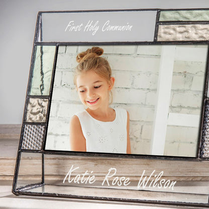 First Holy Communion Frame Personalized by J Devlin | PIc 430-46H EP575