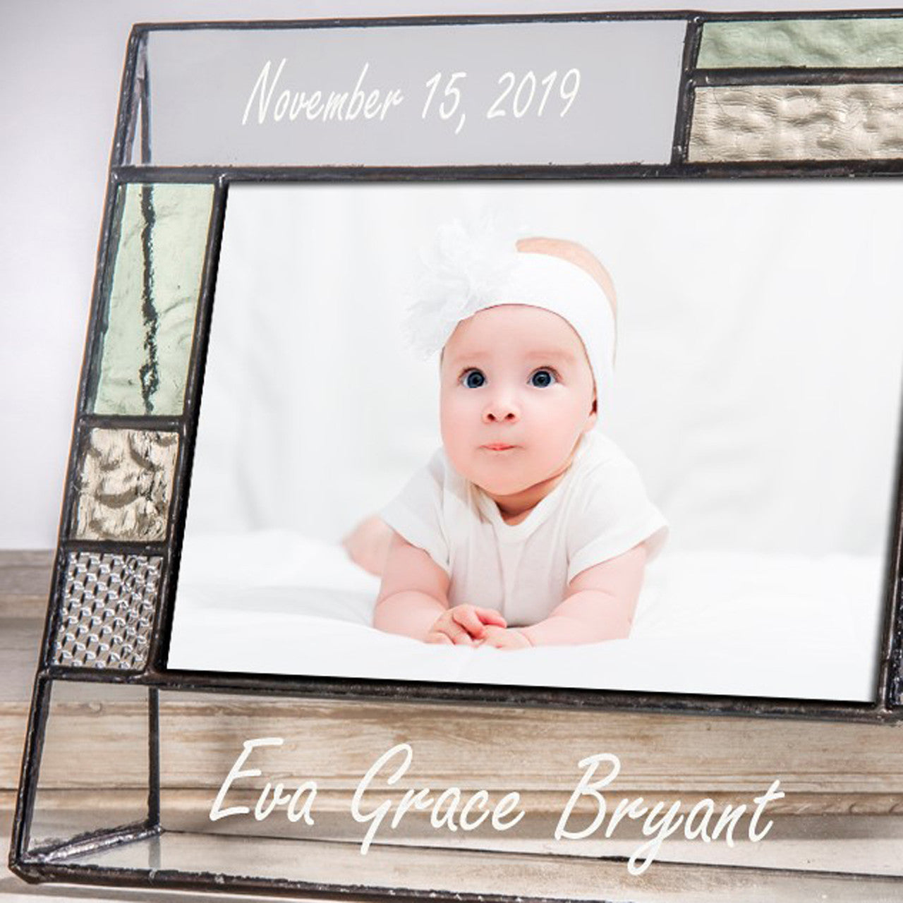Baby Picture Frame Personalized Gifts by J Devlin | Pic 430 EP530