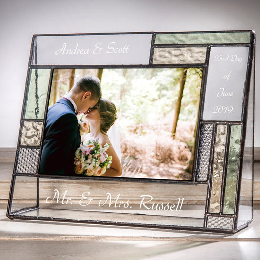 Wedding Picture Frame 4x6 5x7 Horizontal by J Devlin | Pic 430 EP619