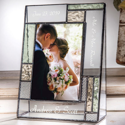 Wedding Picture Frame 4x6 or 5x7 Vertical by J Devlin | Pic 430 EP619