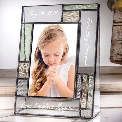 First Communion Picture Frame Gift by J Devlin | Pic 430-46V EP620