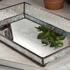 Mr & Mrs Vintage Glass Mirrored Tray | Tra 106-1 ET208