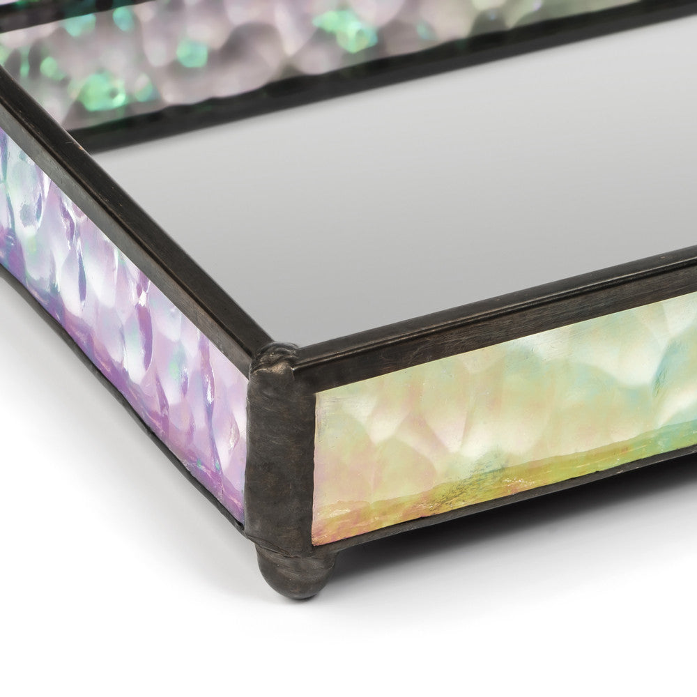 Small Glass Vanity Tray for Jewelry | TRA 101